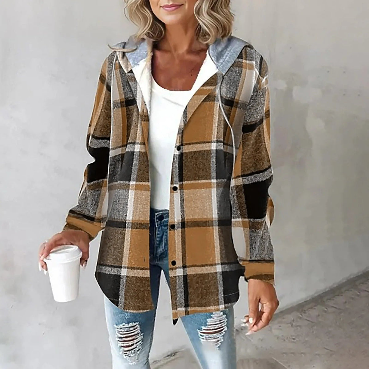 Louise – Autumn Jacket with Tailored Shape and Warm Feel for Women – view 5