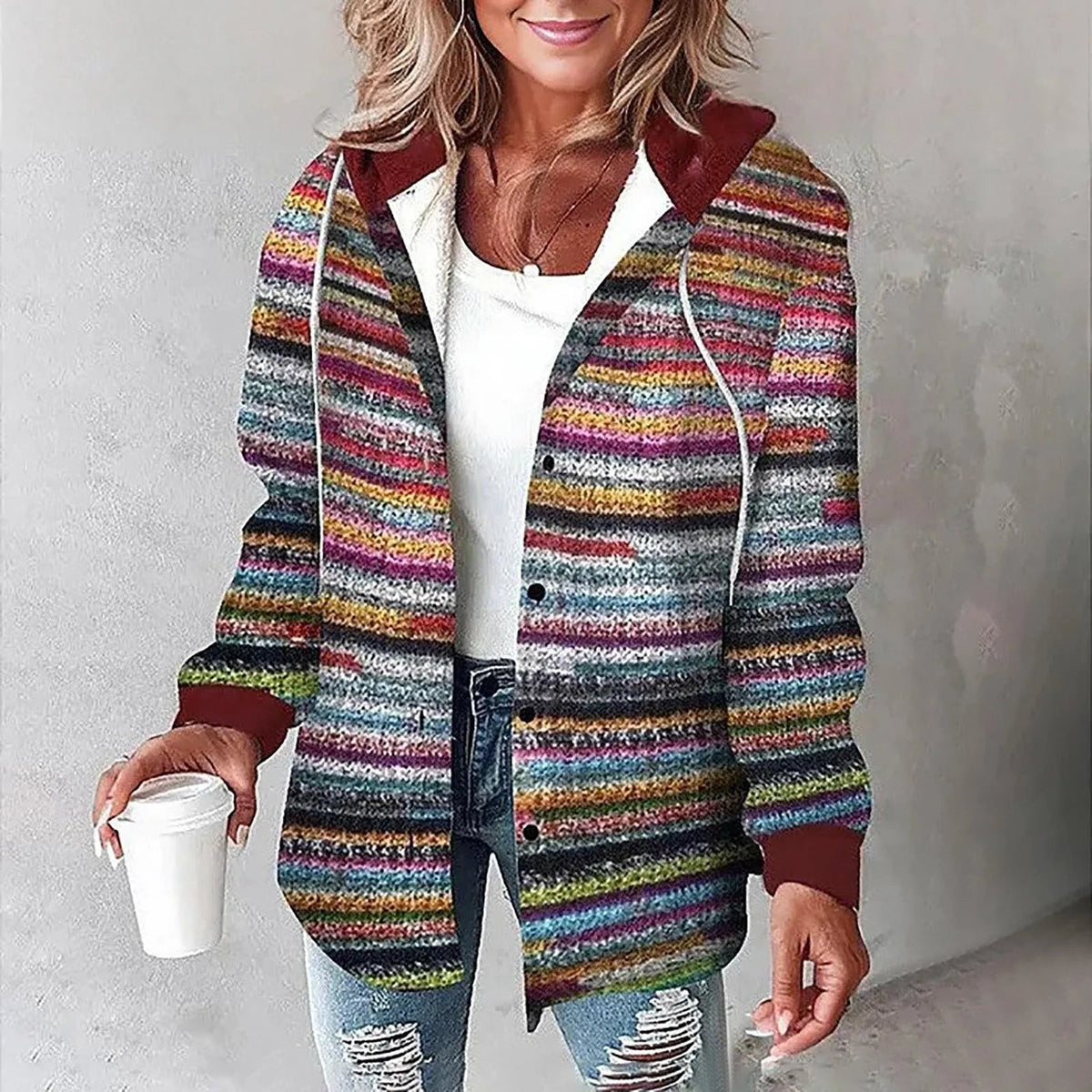 Louise – Autumn Jacket with Tailored Shape and Warm Feel for Women – view 6