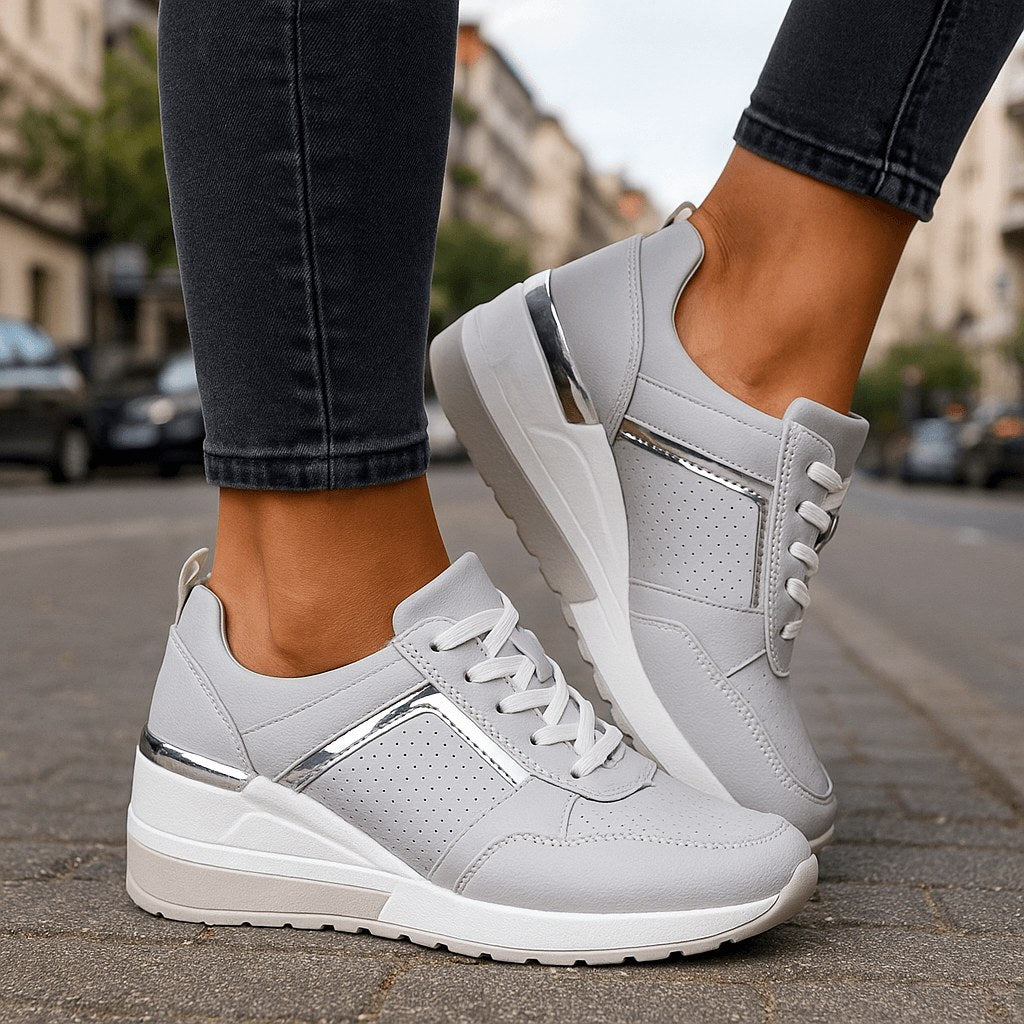 Olympe – Hidden Wedge Platform Sneakers for Women – view 2
