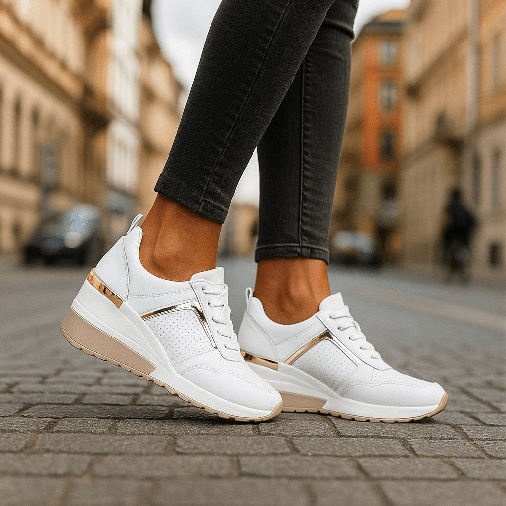 Olympe – Hidden Wedge Platform Sneakers for Women – view 5