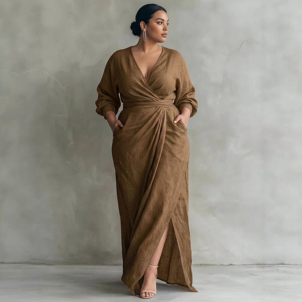Petra Waist-Cinching Dress: Elegant Feminine Silhouette – view 3