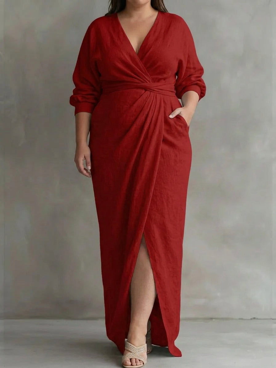 Petra Waist-Cinching Dress: Elegant Feminine Silhouette – view 9