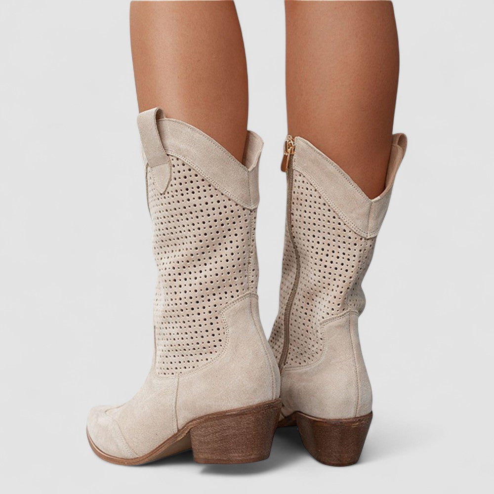 Rachel – Cushioned Western Ankle Boots with Gel Sole for Women – view 5