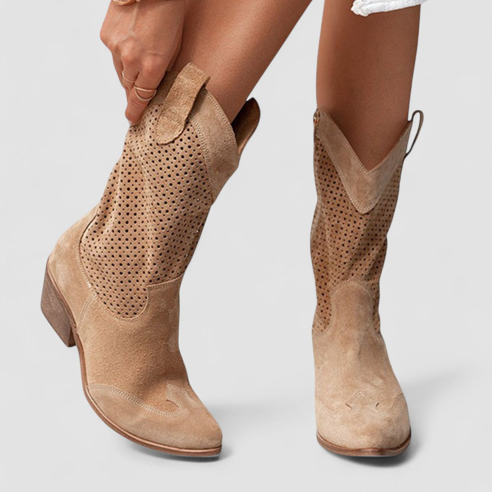 Rachel – Cushioned Western Ankle Boots with Gel Sole for Women – view 7