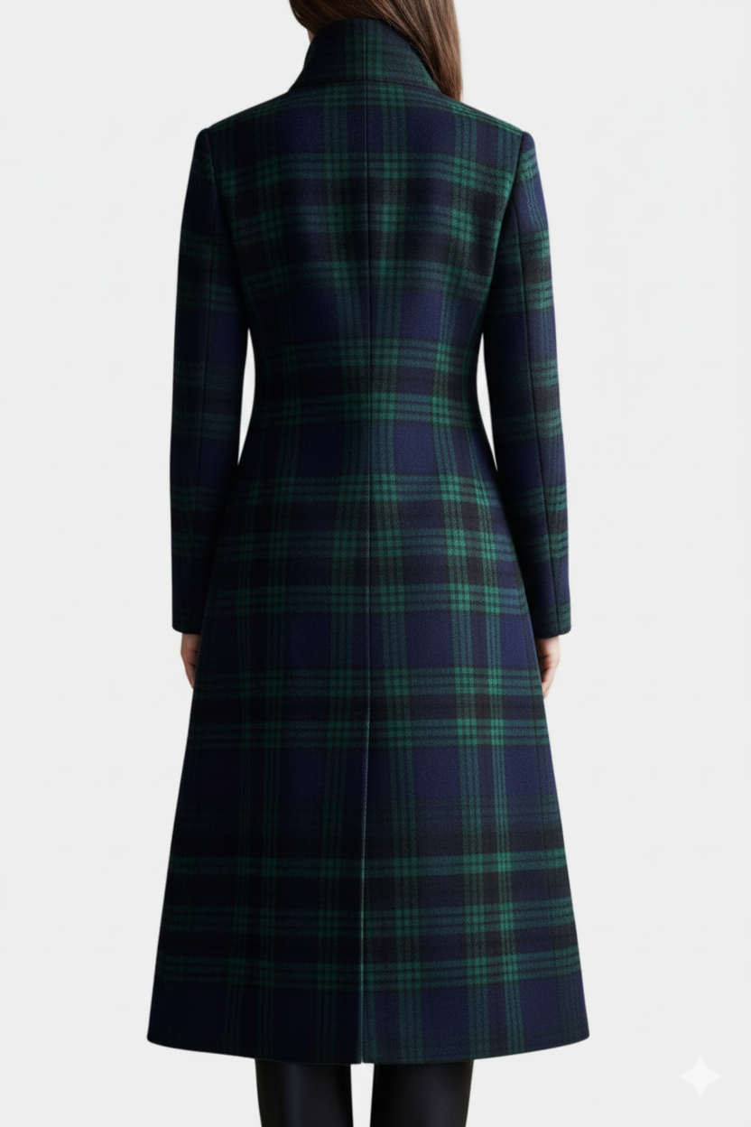 Hayden Rebecca – Timeless Plaid Elegant Coat – view 2