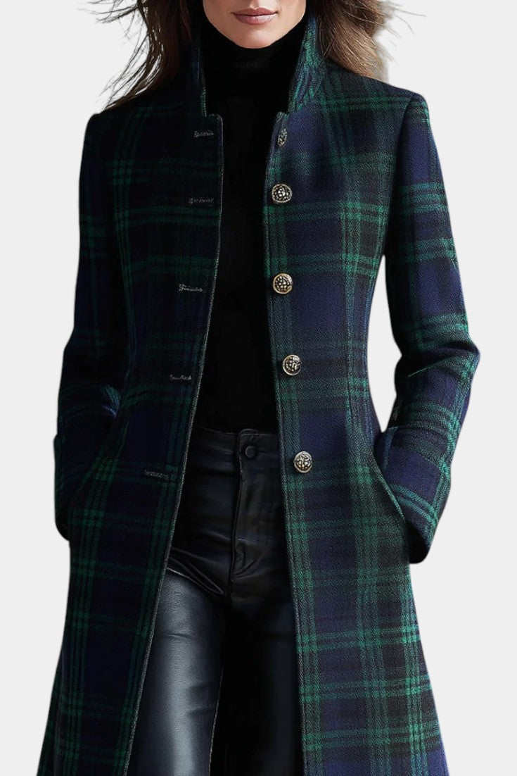 Hayden Rebecca – Timeless Plaid Elegant Coat – view 3