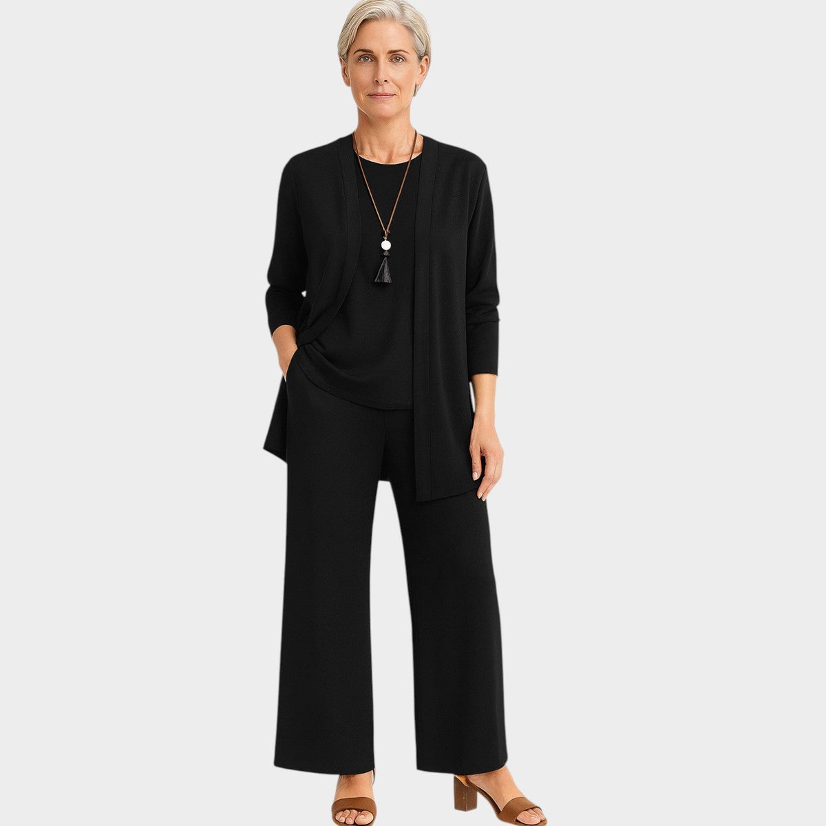 Women's Suit Relaxed Coordinated Three Piece Set – view 2