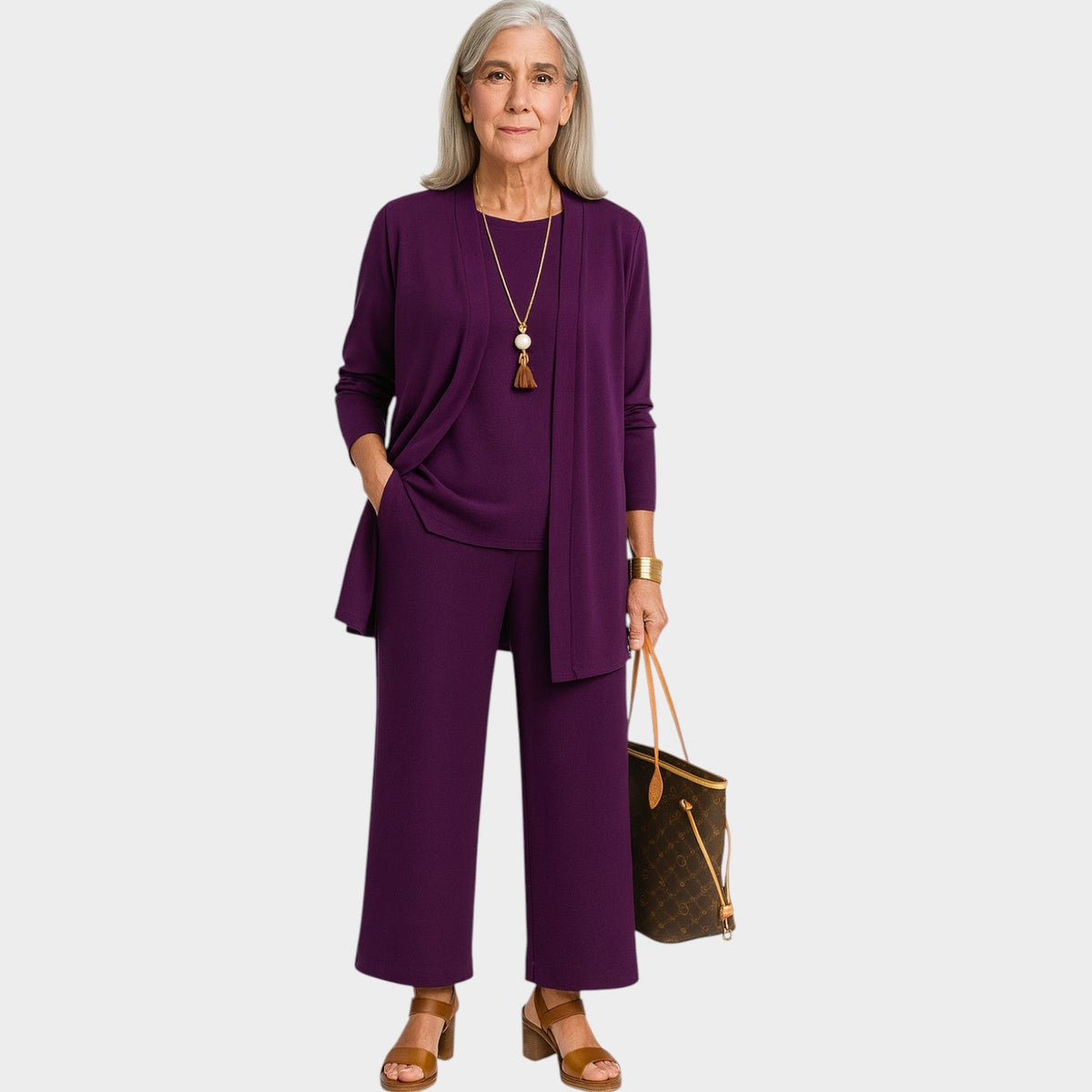 Women's Suit Relaxed Coordinated Three Piece Set – view 4