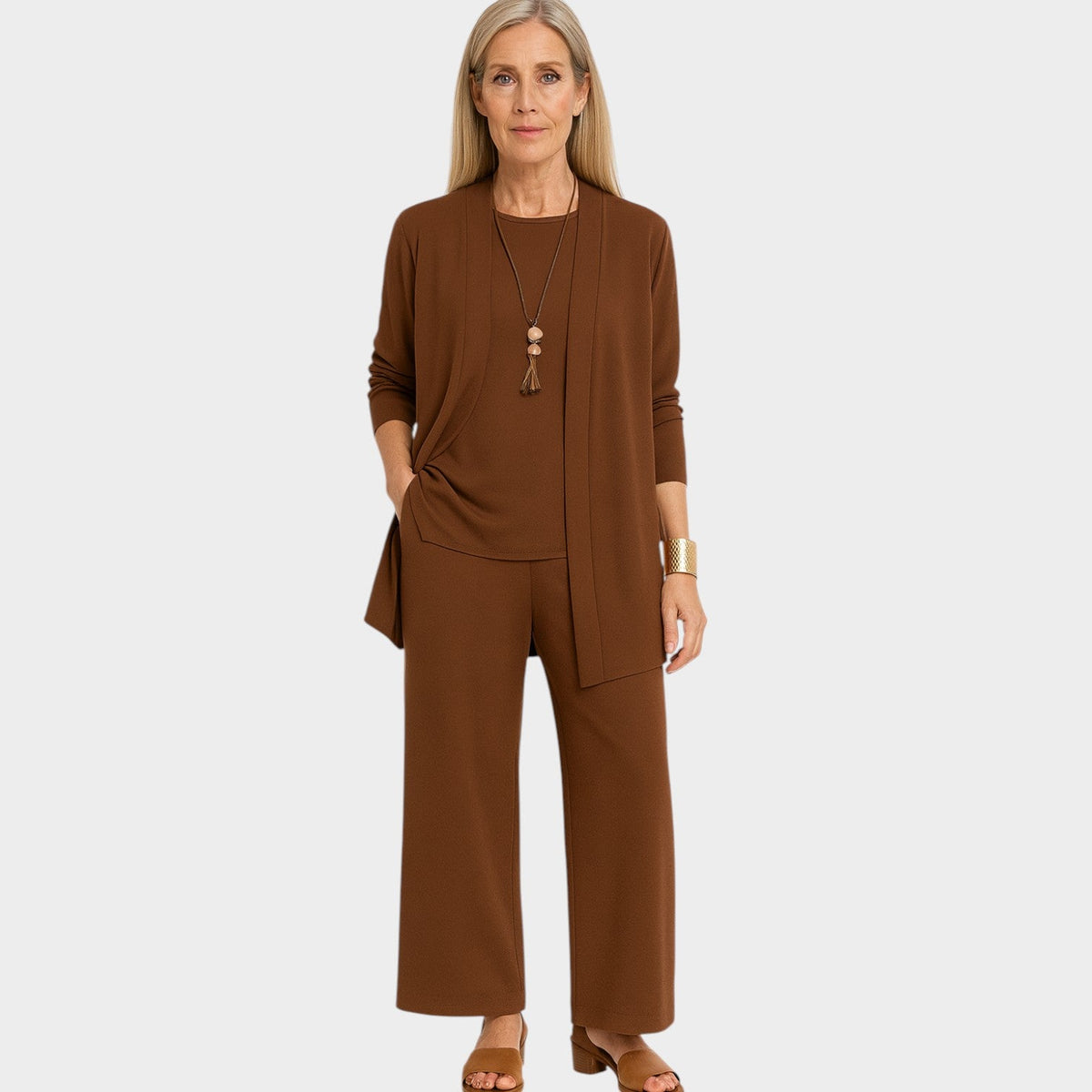 Women's Suit Relaxed Coordinated Three Piece Set – view 5