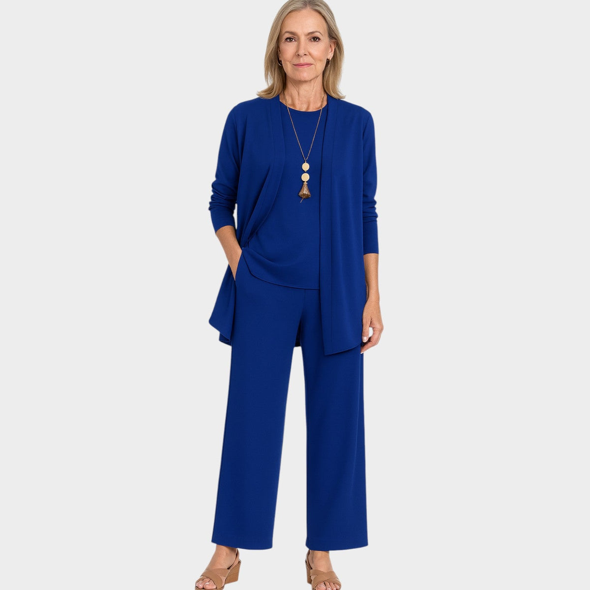 Women's Suit Relaxed Coordinated Three Piece Set – view 6