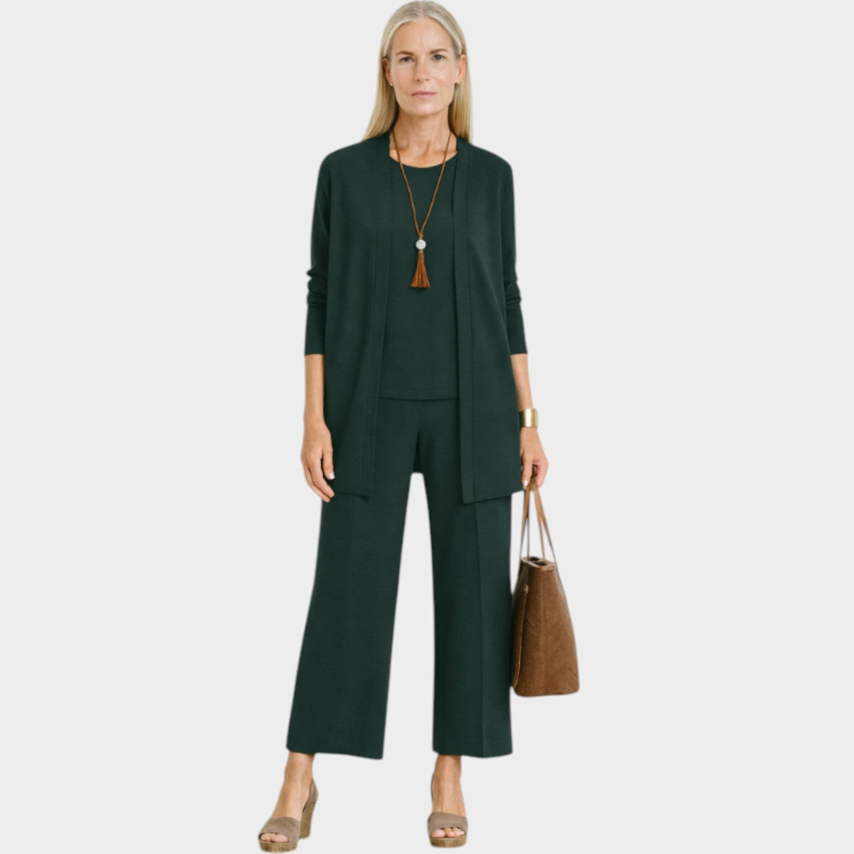 Women's Suit Relaxed Coordinated Three Piece Set – view 7
