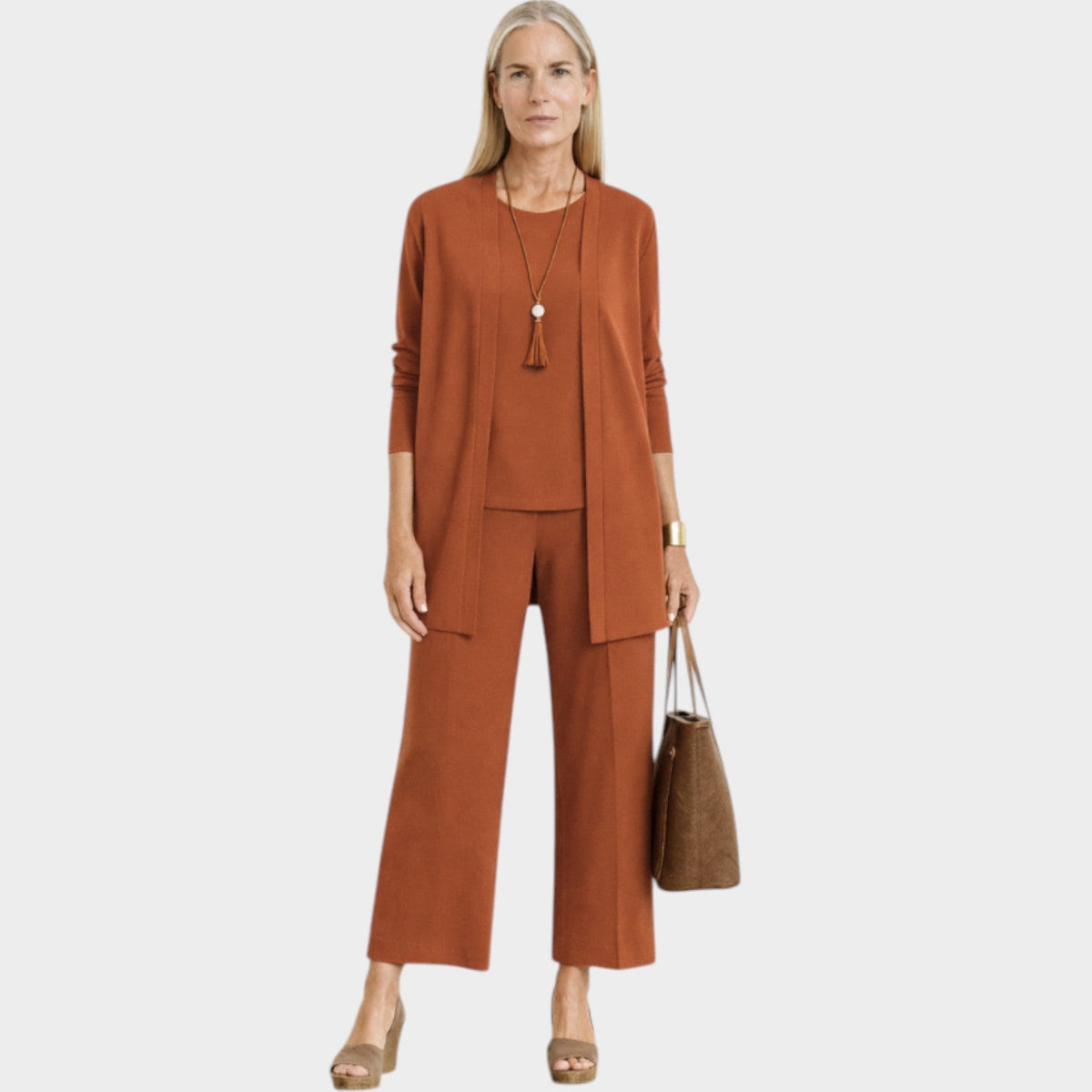 Women's Suit Relaxed Coordinated Three Piece Set – view 8