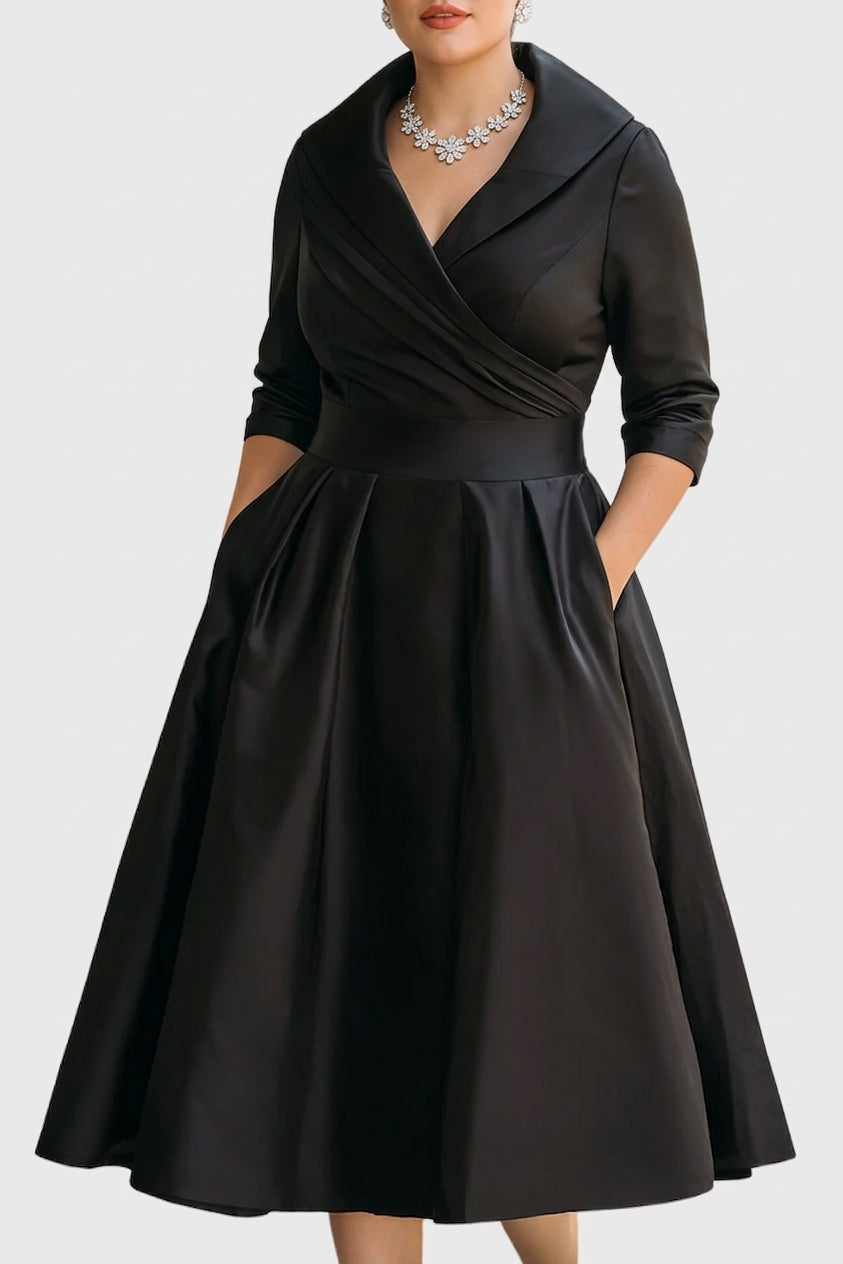 Romaine - Elegant midi dress – view 3
