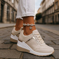 Olympe | Hidden Wedge Platform Sneakers for Women