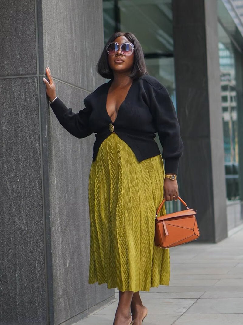 Yasmin Button Front V Neck Slim Fit Cardigan - view 2