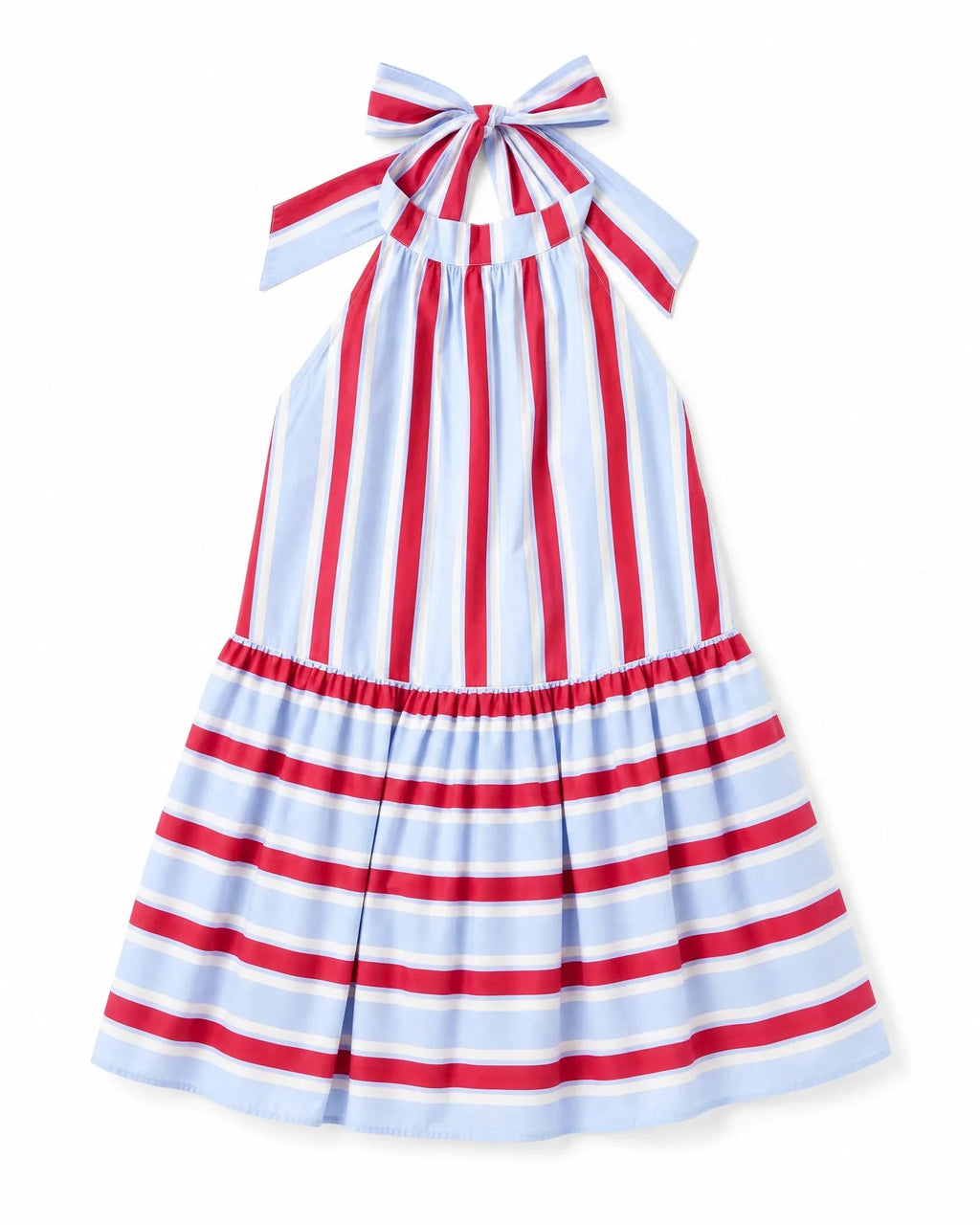 Marlowe Halter Tiered Drop Waist Dress - view 9