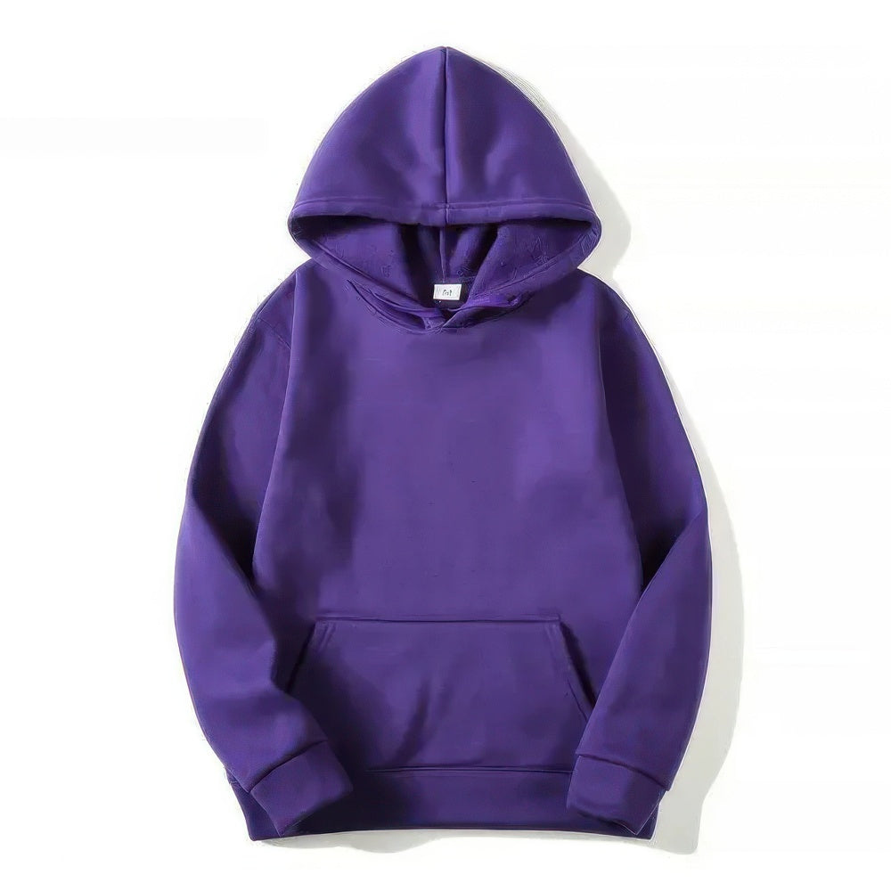 Unisex Fleece Pullover Hoodie – Kangaroo Pocket & Ribbed Cuffs – view 13