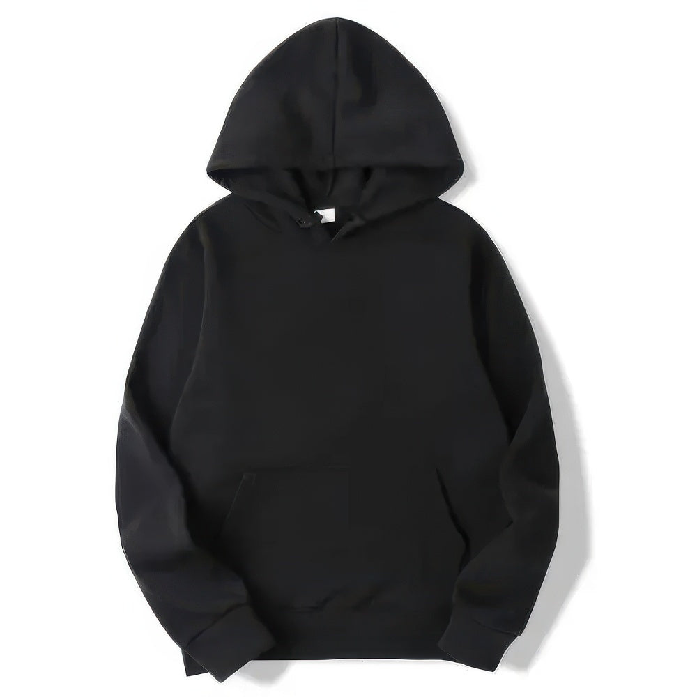 Unisex Fleece Pullover Hoodie – Kangaroo Pocket & Ribbed Cuffs – view 3
