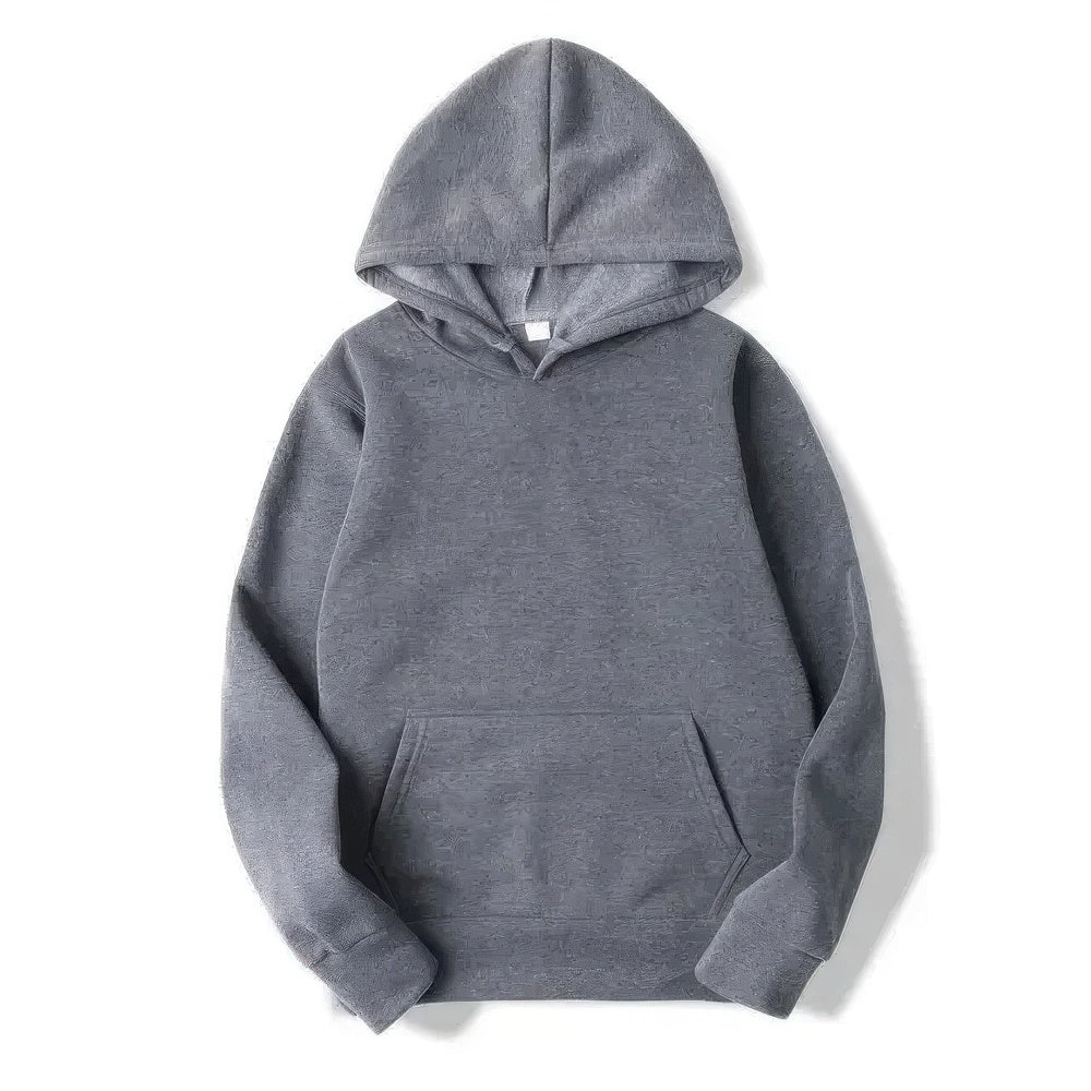 Unisex Fleece Pullover Hoodie – Kangaroo Pocket & Ribbed Cuffs – view 4