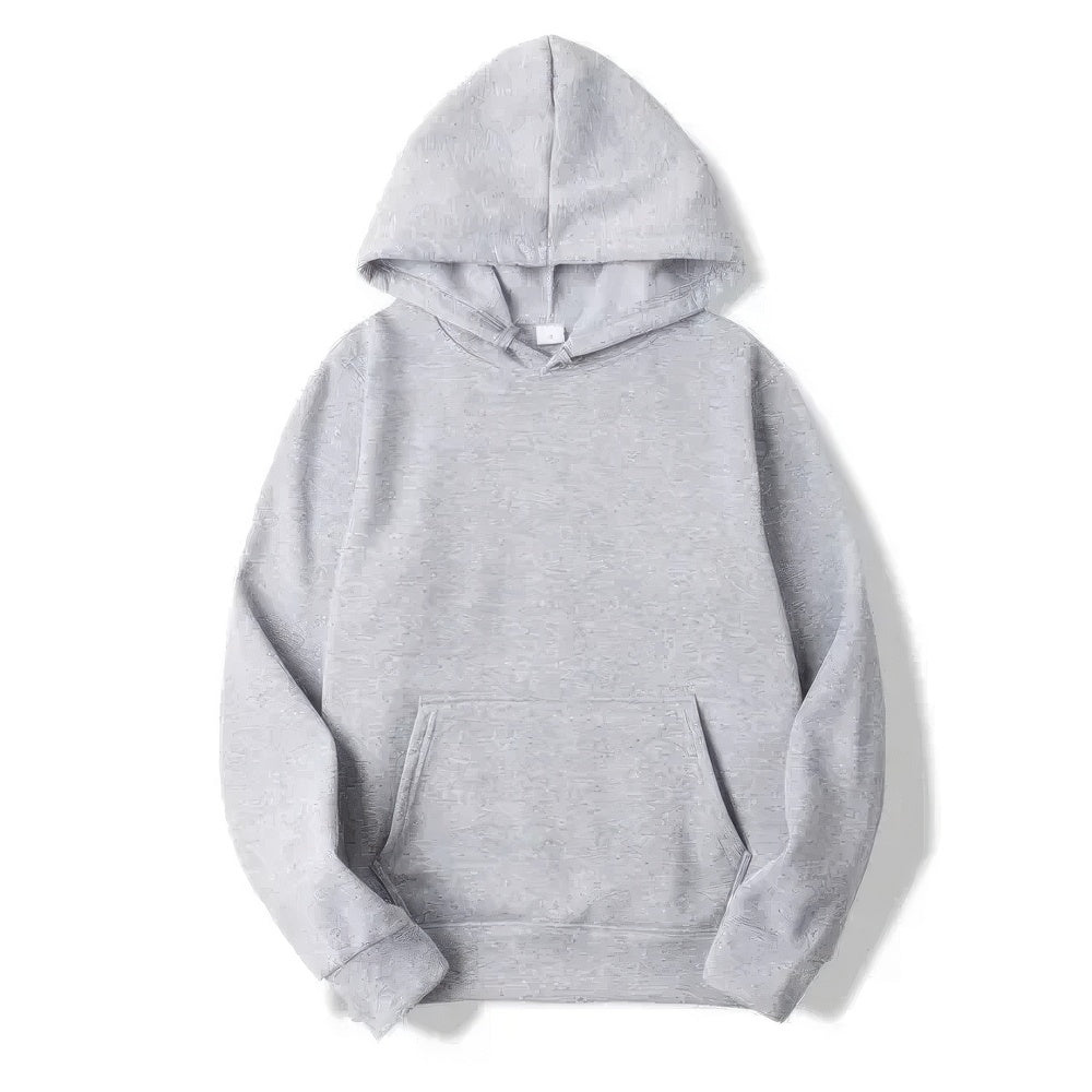 Unisex Fleece Pullover Hoodie – Kangaroo Pocket & Ribbed Cuffs – view 5