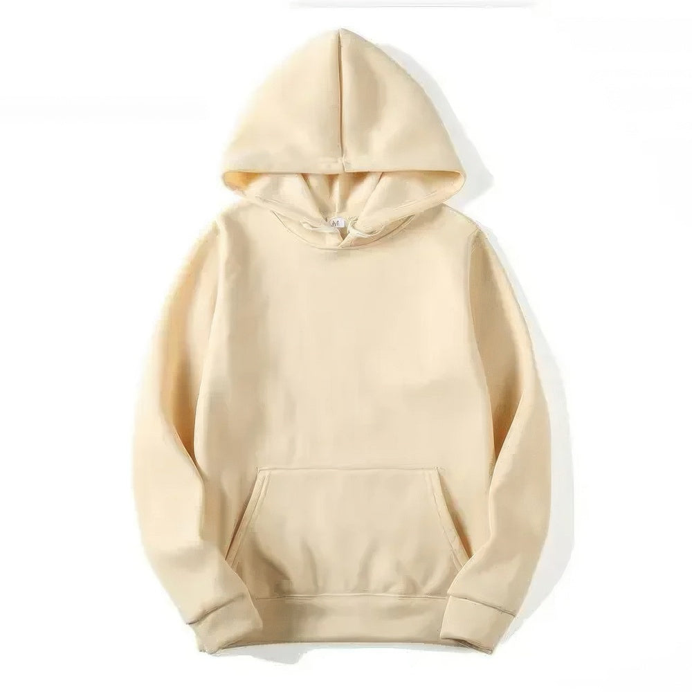 Unisex Fleece Pullover Hoodie – Kangaroo Pocket & Ribbed Cuffs – view 7