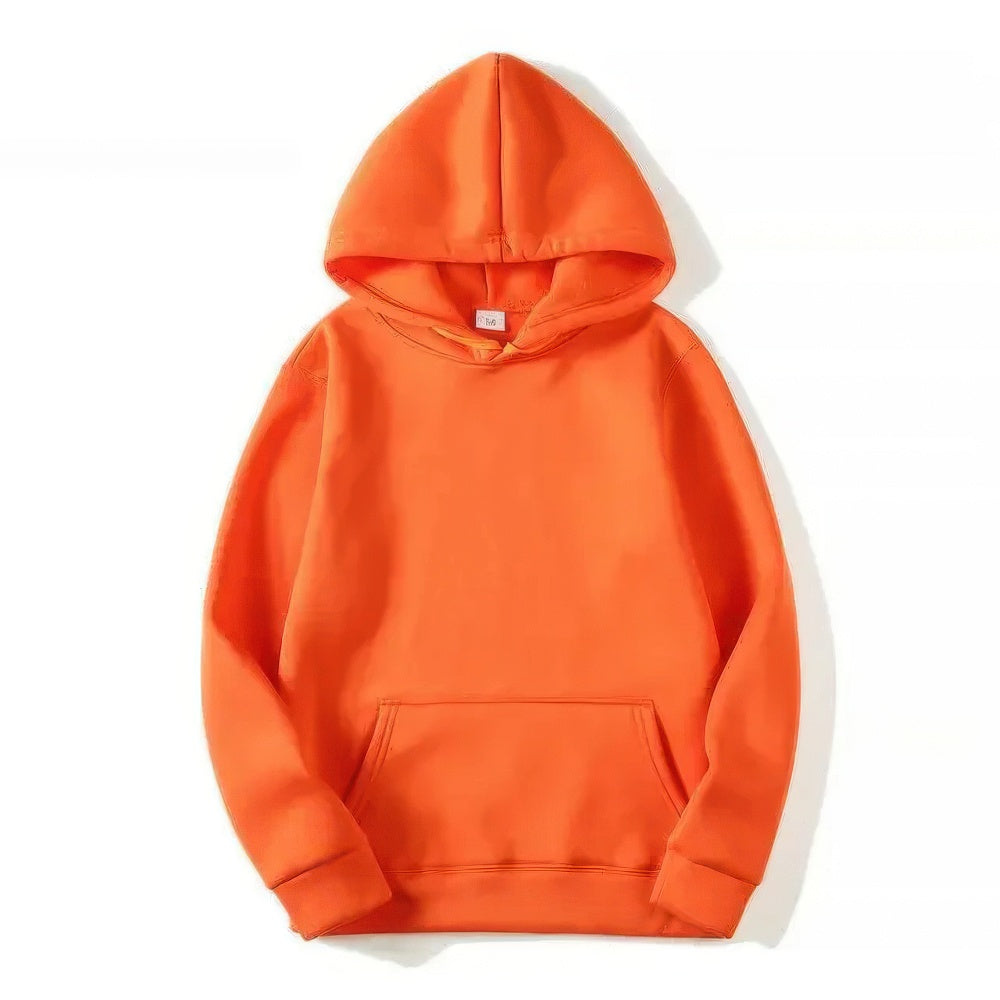Unisex Fleece Pullover Hoodie – Kangaroo Pocket & Ribbed Cuffs – view 8