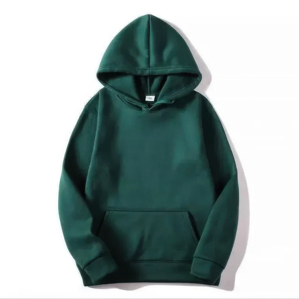 Unisex Fleece Pullover Hoodie – Kangaroo Pocket & Ribbed Cuffs – view 9