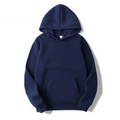 Unisex Fleece Pullover Hoodie | Kangaroo Pocket & Ribbed Cuffs