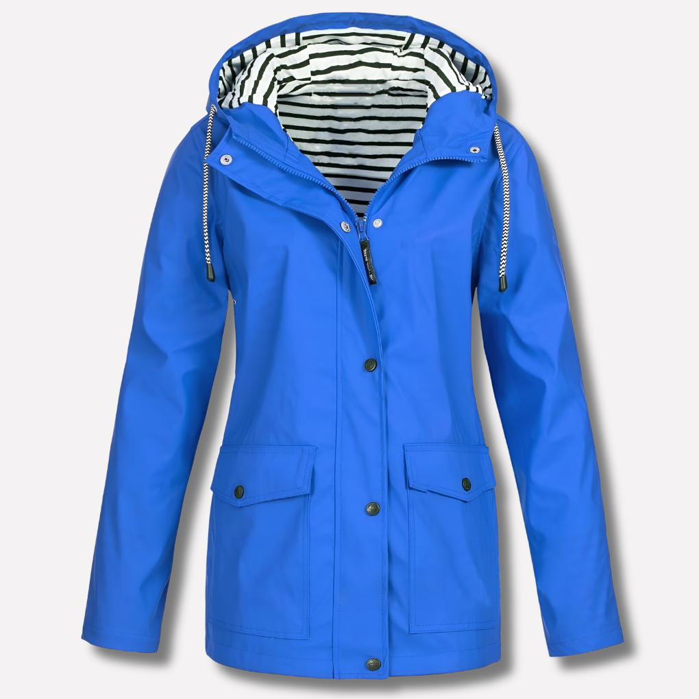 Women's Water-Resistant Wind-Resistant Hooded Jacket – view 5