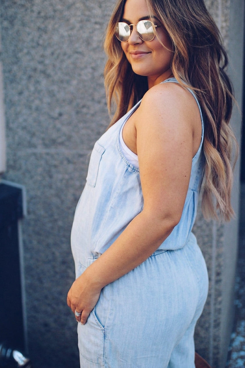 Wilhelmina Denim Jumpsuit – view 3