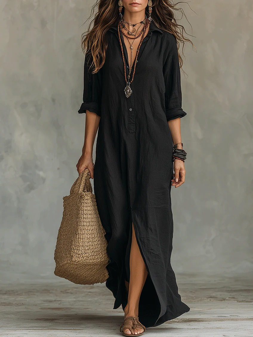 Willow – Effortless Maxi Dress Flattering Silhouette Versatile Daily Wear