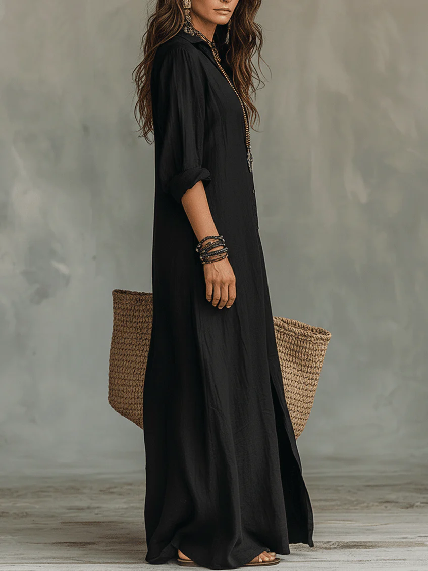 Willow – Effortless Maxi Dress Flattering Silhouette Versatile Daily Wear – view 2