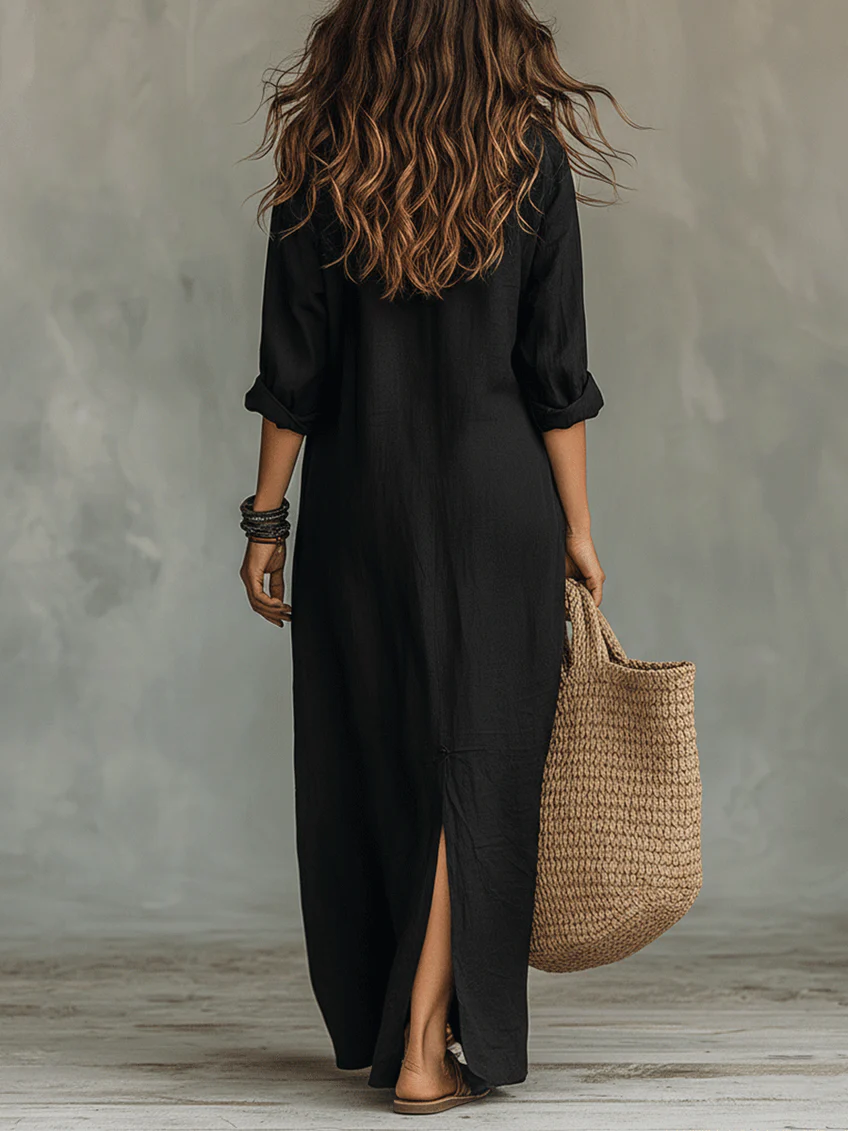 Willow – Effortless Maxi Dress Flattering Silhouette Versatile Daily Wear – view 3