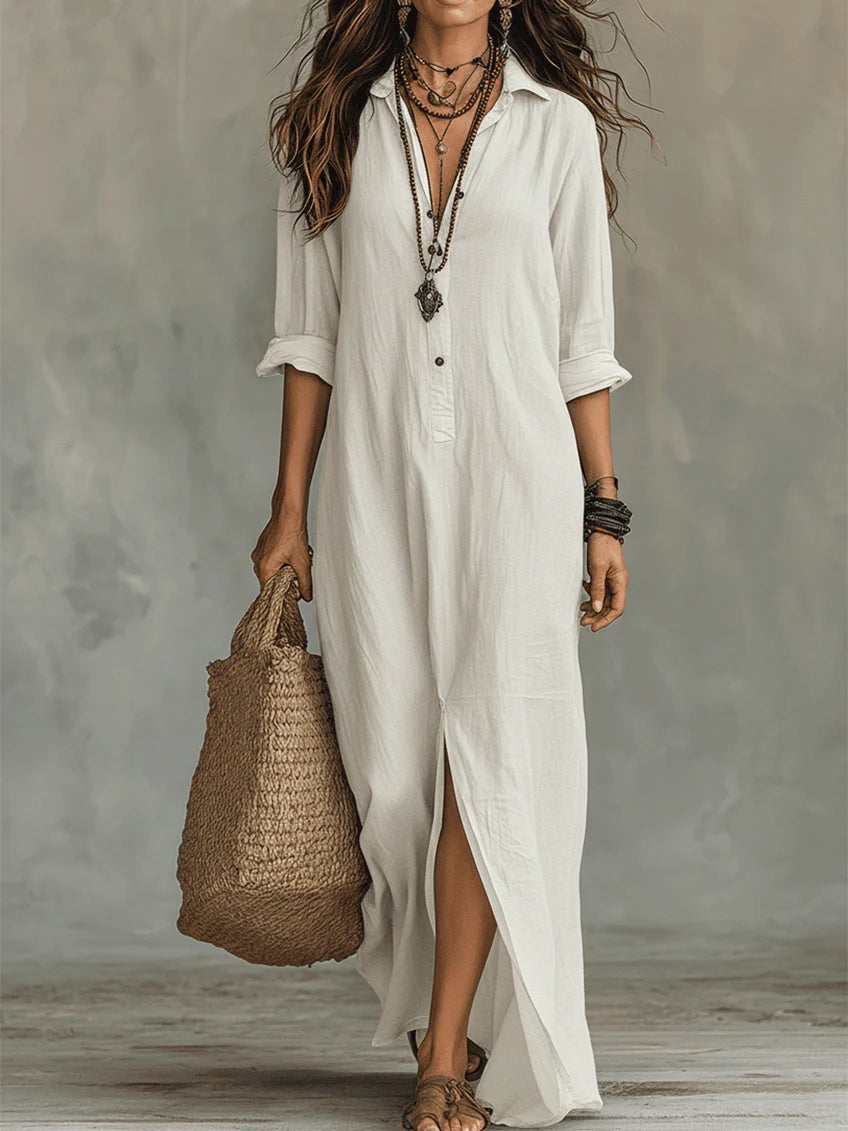 Willow – Effortless Maxi Dress Flattering Silhouette Versatile Daily Wear – view 6