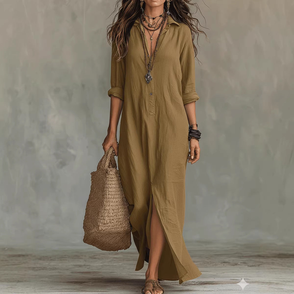 Willow – Effortless Maxi Dress Flattering Silhouette Versatile Daily Wear – view 8