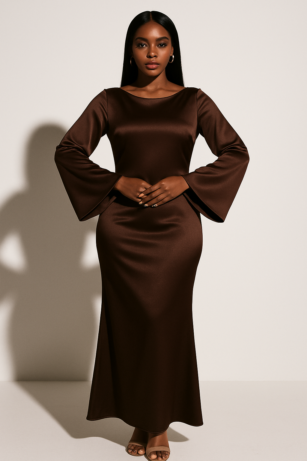Women’s Long Sleeve Evening Gown – view 7
