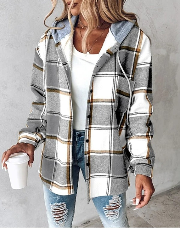 Women's Overshirt Hooded Shacket – view 9