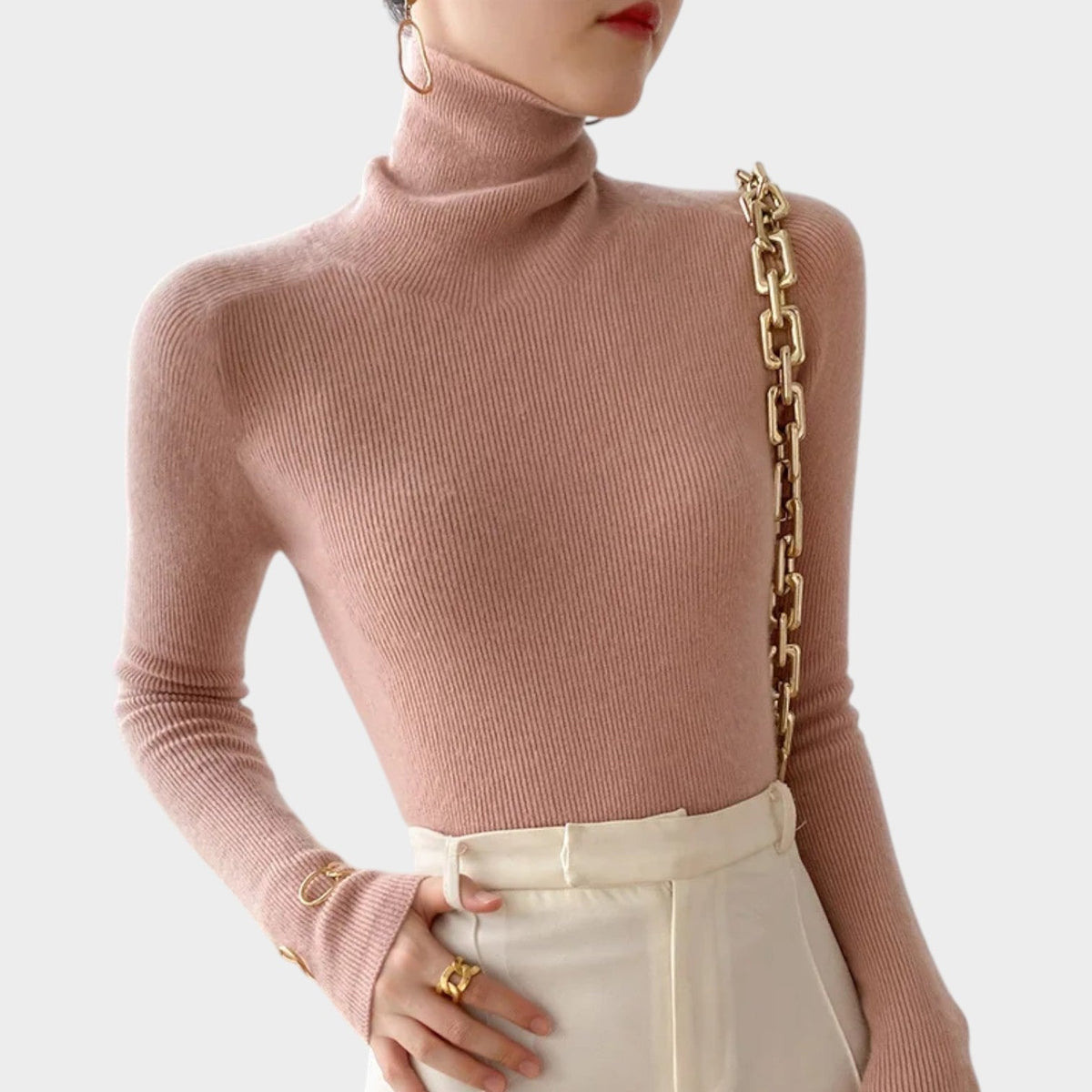 Women's Soft Knit Sweater Cozy Slim Fit – view 2