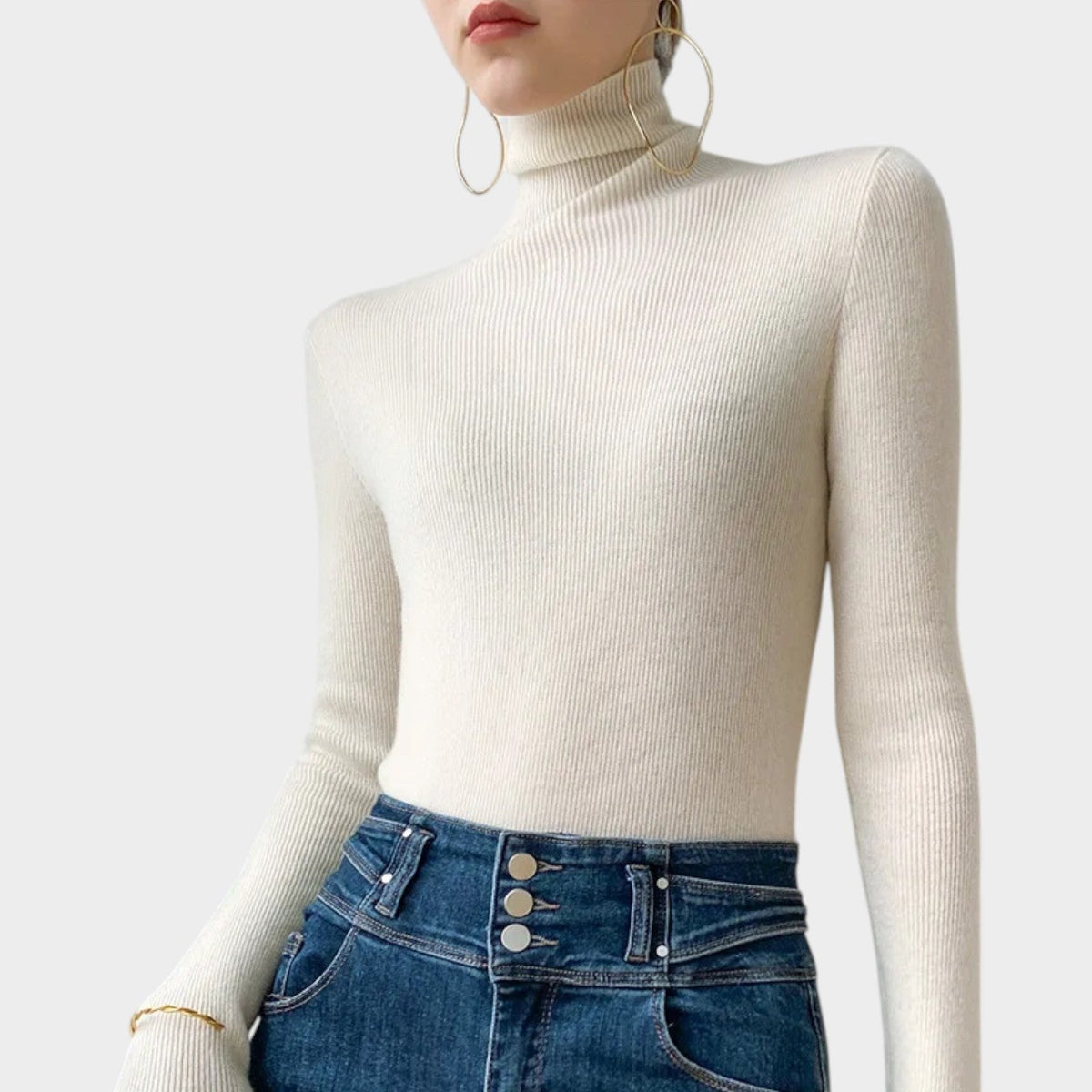 Women's Soft Knit Sweater Cozy Slim Fit – view 4
