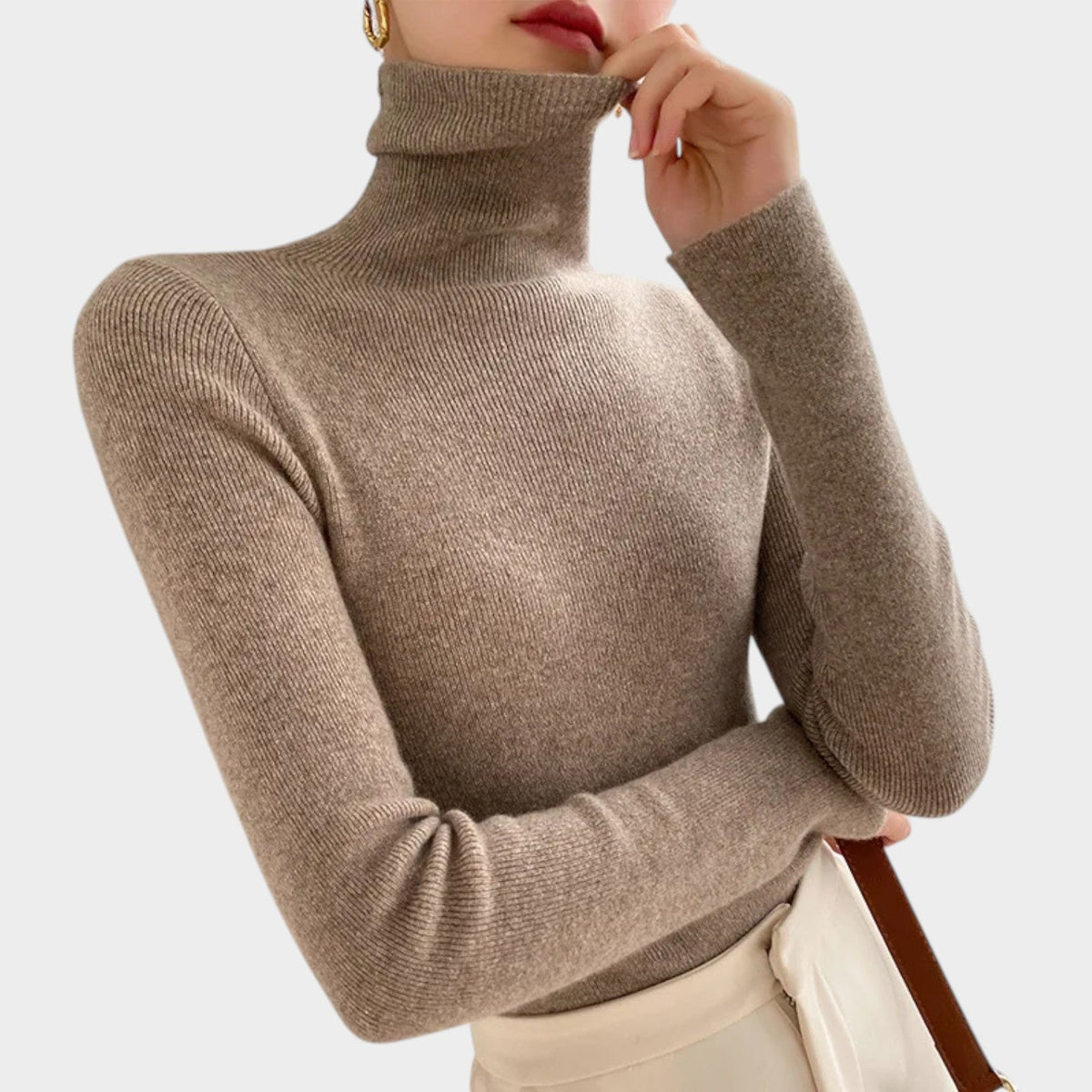 Women's Soft Knit Sweater Cozy Slim Fit – view 6