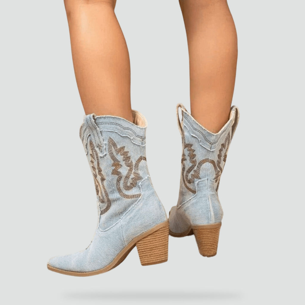 Women's Winter Heeled Ankle Boots