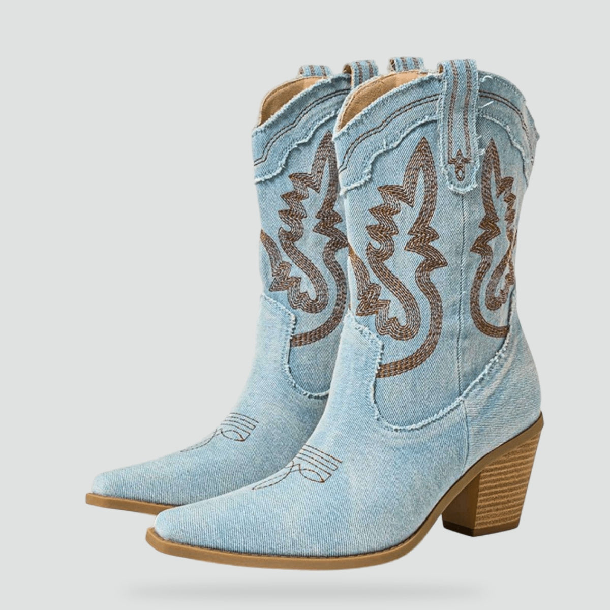 Women's Winter Heeled Ankle Boots