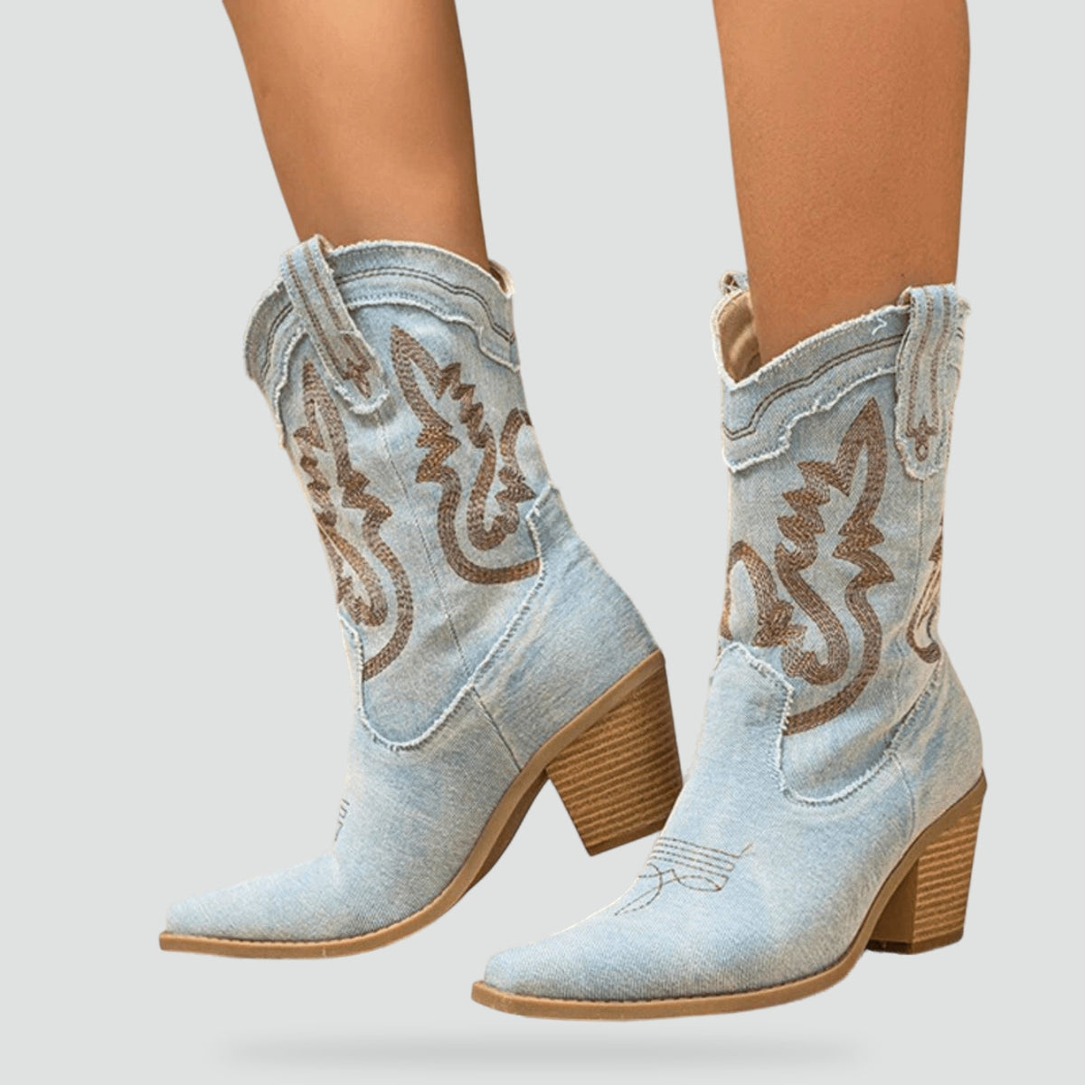 Women's Winter Heeled Ankle Boots