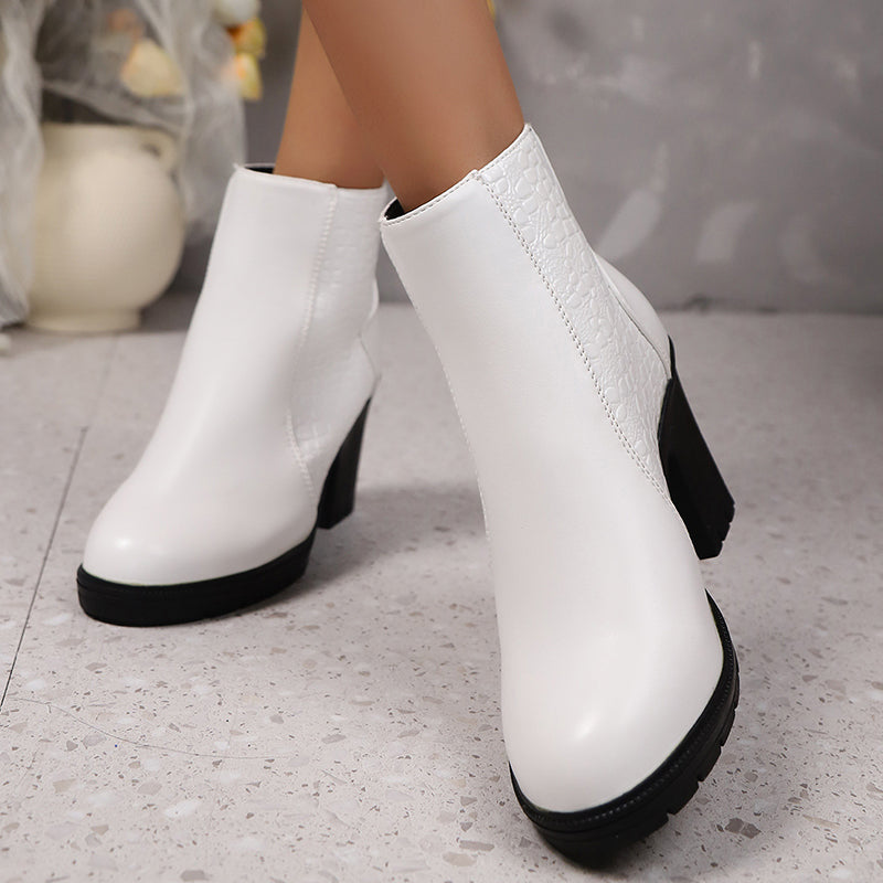 Women's Winter Grip Sole Ankle Boots