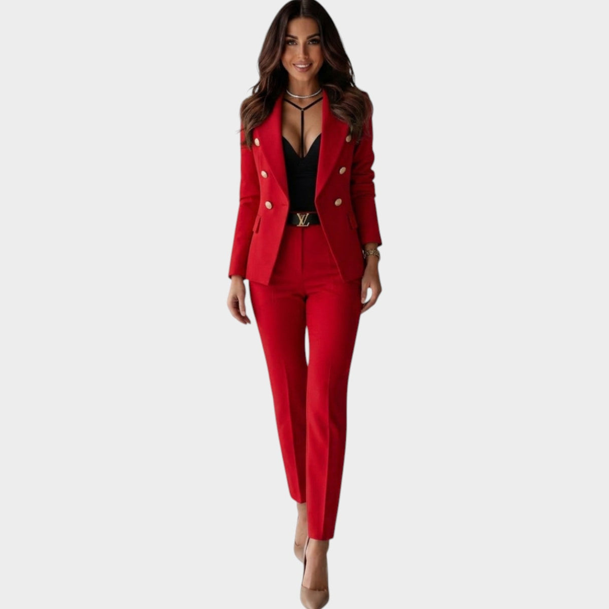 Women's Double-Breasted Suit Set – view 3