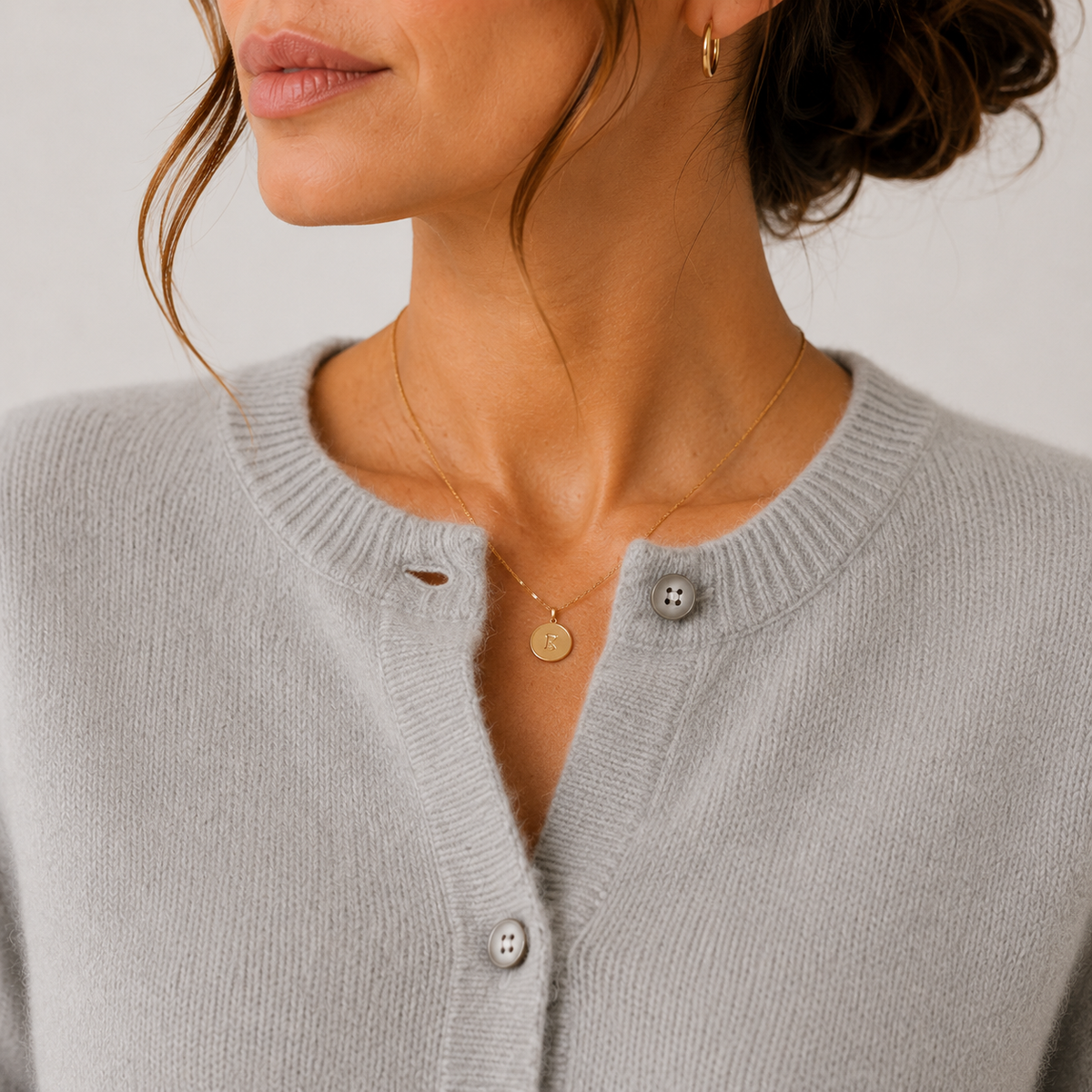 Women's Soft Knit Cardigan Classic Button Front Long Sleeve – view 3