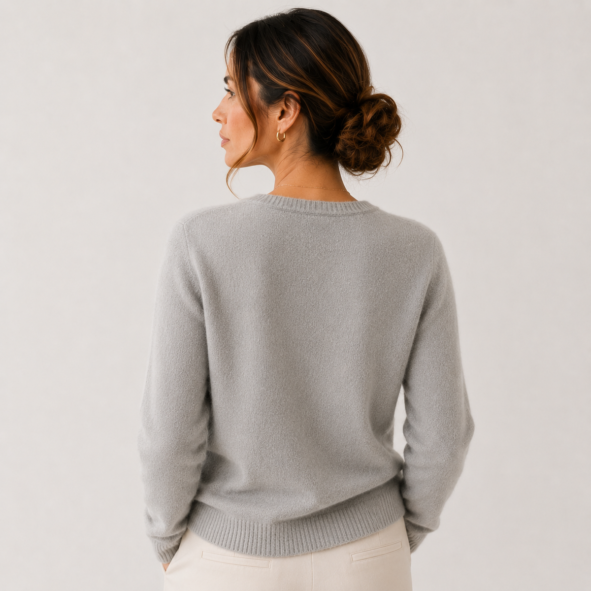 Women's Soft Knit Cardigan Classic Button Front Long Sleeve – view 4