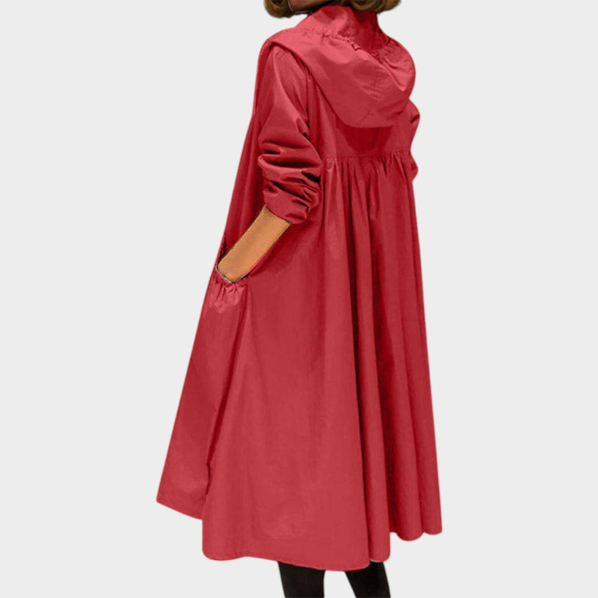 Women's Trench Coat Water-Resistant Long Line – view 3