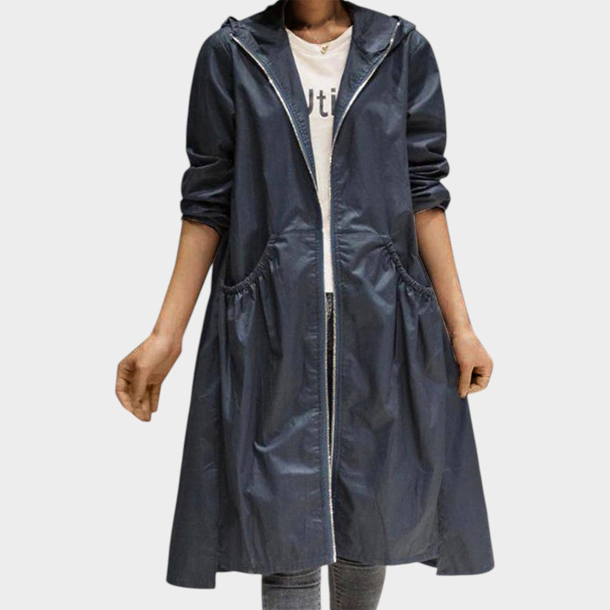 Women's Trench Coat Water-Resistant Long Line – view 5