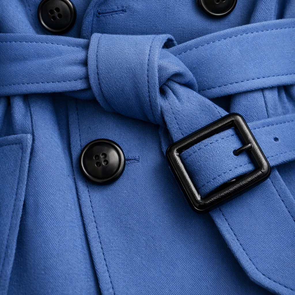 Women's Trench Coat with Belted Waist – view 5